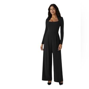 HALARA Classic Black Long Sleeve jumpsuit size medium NWT